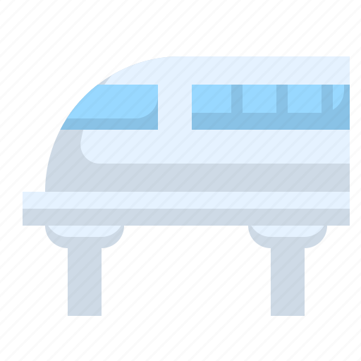 Public, railway, skytrain, subway, train, transport, transportation icon - Download on Iconfinder