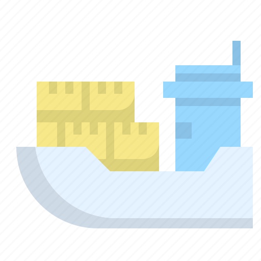 Boat, cargo, containers, delivery, ship, shipping, transportation icon - Download on Iconfinder