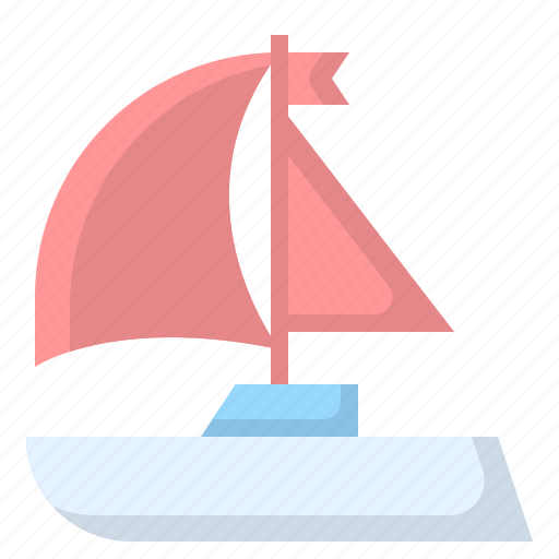 Boat, sail, sailboat, sailing, ship, transportation, yatch icon - Download on Iconfinder