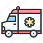 ambulance, automobile, car, emergency, medical, transportation, van 