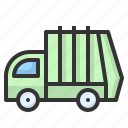ecology, environment, garbage, recycling, transport, trash, truck