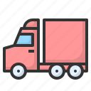 construction, delivery, trailer, transport, transportation, truck, trucking