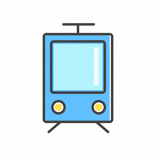 Public, rail, railway, train, transport icon - Download on Iconfinder