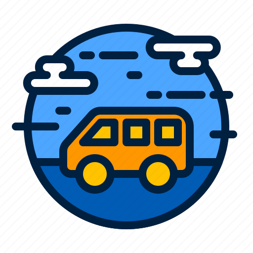 Transportation, travel, car, transport, bus, van icon - Download on Iconfinder