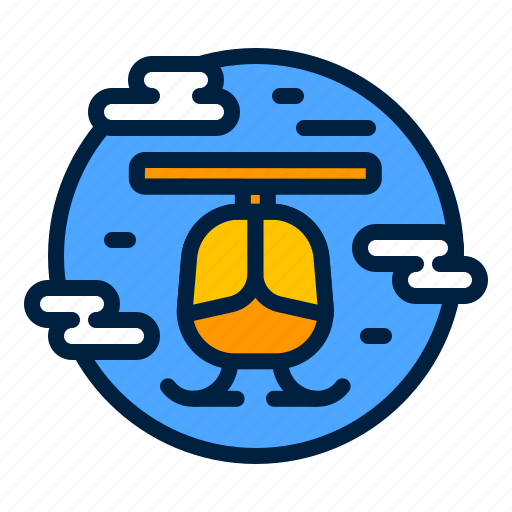 Transport, transportation, fly, travel, helicopter icon - Download on Iconfinder