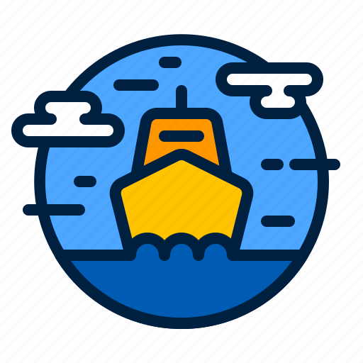 Transport, transportation, travel, ship, boat icon - Download on Iconfinder