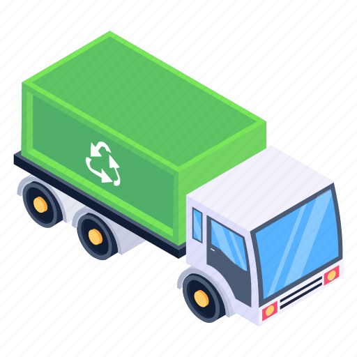 Eco truck, recycling truck, recycling van, eco van, transport icon - Download on Iconfinder