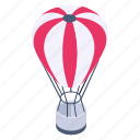 air balloon, hot air balloon, parachute, aerostat, transport