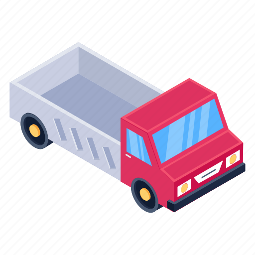 Delivery van, loader van, pickup van, transport, vehicle icon - Download on Iconfinder
