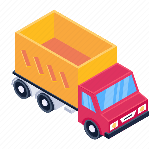 Trailer, loading truck, lorry, vehicle, transport icon - Download on Iconfinder