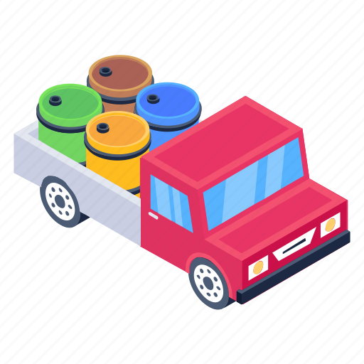 Pickup truck, cargo pickup, transport, vehicle, automotive icon - Download on Iconfinder