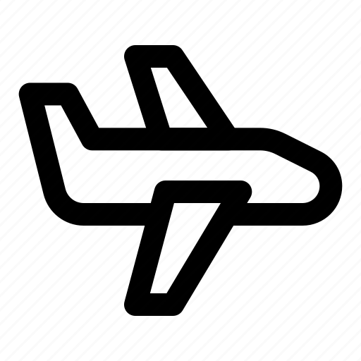 Aeroplane, plane, airplane, travel, flight, airport, transporation icon - Download on Iconfinder