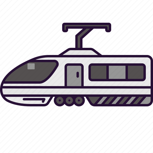 High, speed, train, transportation, automobile, vehicle, transport icon - Download on Iconfinder