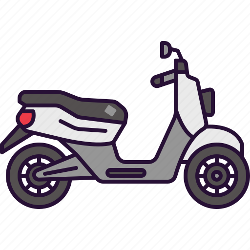 Scooter, motorcycle, transport, transportation, motorbike icon - Download on Iconfinder