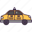 taxi, cab, transportation, public, transport, automobile, car, vehicle 