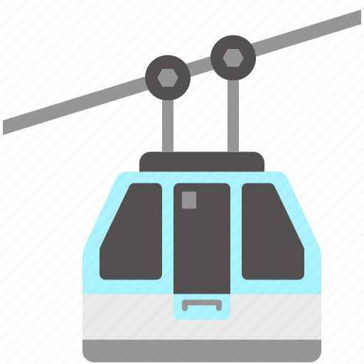 Chairlift, cable, transportation, automobile, car icon - Download on Iconfinder