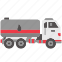 truck, fuel, gas, oil, transport, petrol
