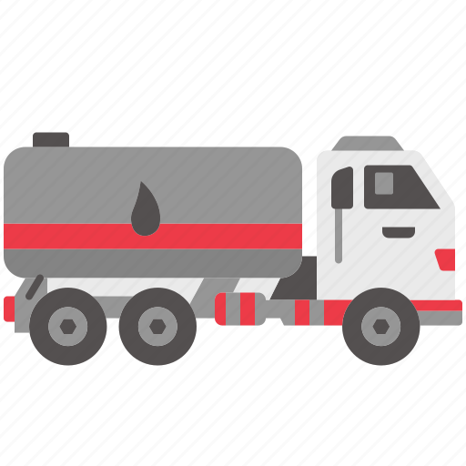 Truck, fuel, gas, oil, transport, petrol icon - Download on Iconfinder