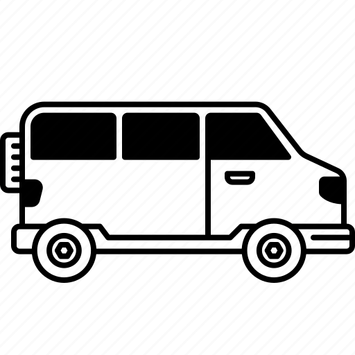 Minibus, transportation, automobile, car, van, vehicle, travel icon - Download on Iconfinder