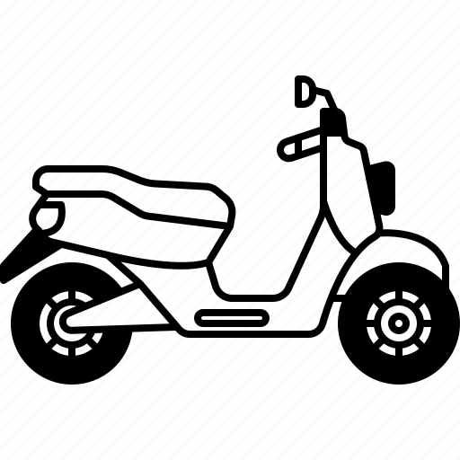 Scooter, motorcycle, transport, transportation, motorbike icon - Download on Iconfinder