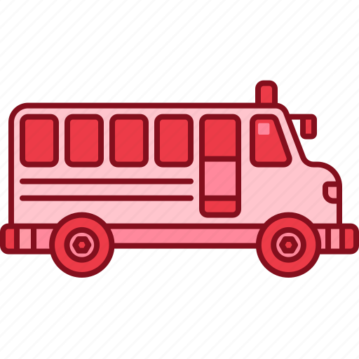 Bus, school, transportation, public, transport, automobile, vehicle icon - Download on Iconfinder
