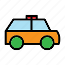 police car, car, automobile, service, travel