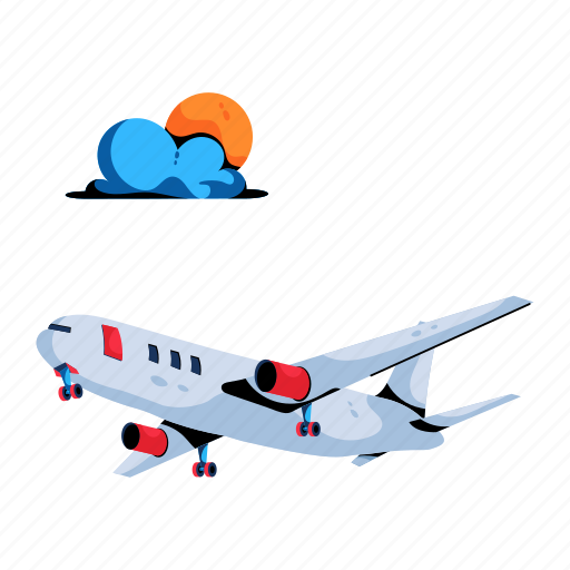 Aeroplane, flying transport, air transportation, aircraft, plane icon - Download on Iconfinder