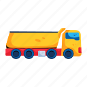 dumper truck, tipper truck, truck, garbage truck, lorry