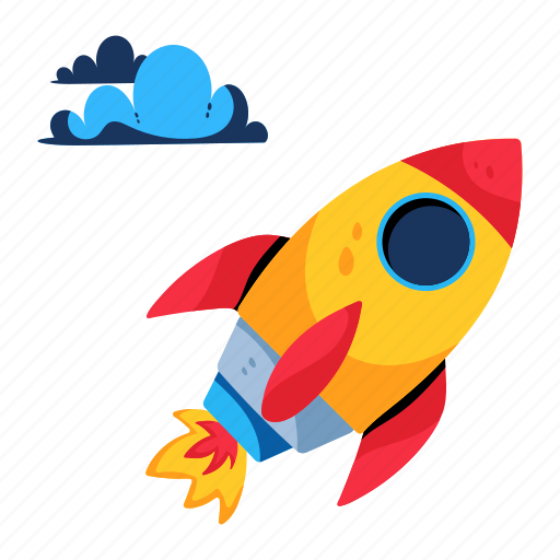 Rocket launch, missile launch, rocket, spaceship, spacecraft icon - Download on Iconfinder