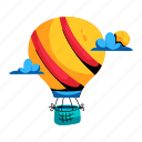 hot balloon, aerostat, air balloon, gas balloon, barrage balloon