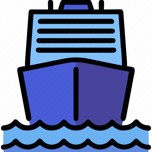 Boat, water, cruise, sailing, transport, ship, travel icon - Download on Iconfinder