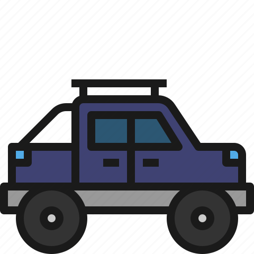 Transportation, vehicle, car, pik up, off road icon - Download on Iconfinder