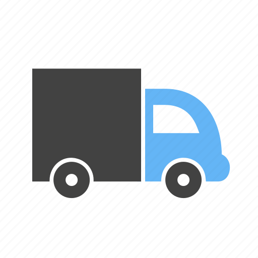 Courier, delivery, load, lorry, trailer, truck, van icon - Download on Iconfinder