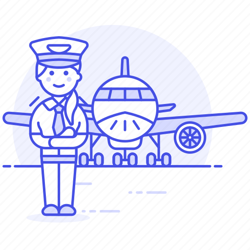 Aeroplane, airplane, airport, aviation, captain, female, pilot icon - Download on Iconfinder