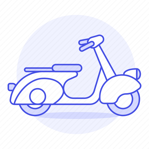 Blue, land, light, motor, motorbike, motorcycle, road icon - Download on Iconfinder