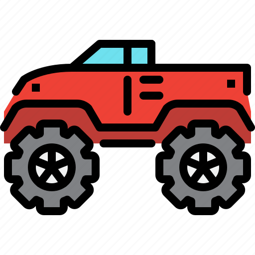 Car, monster, transport, transportation, truck, vehicle icon - Download on Iconfinder
