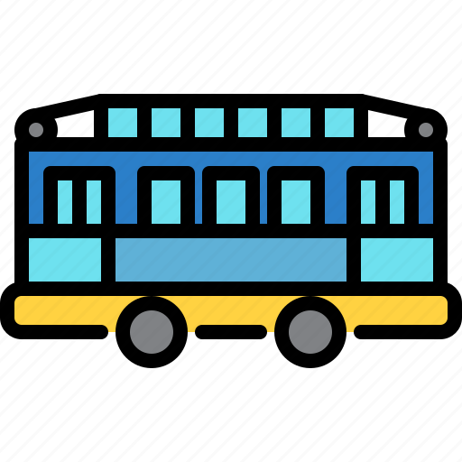 Tram, transport, transportation, travel, vehicle icon - Download on Iconfinder