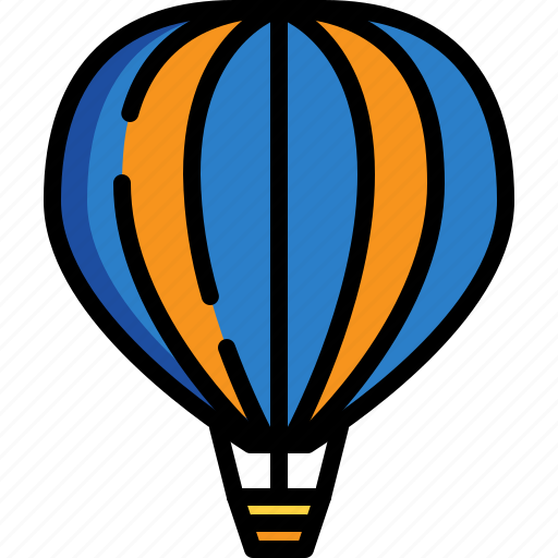 Air, balloon, hot, tourism, transportation, travel icon - Download on Iconfinder