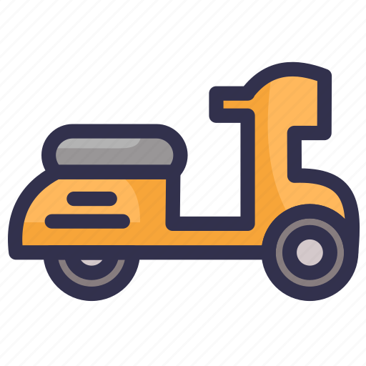 Motorcycle, scooter, travel, vespa icon - Download on Iconfinder