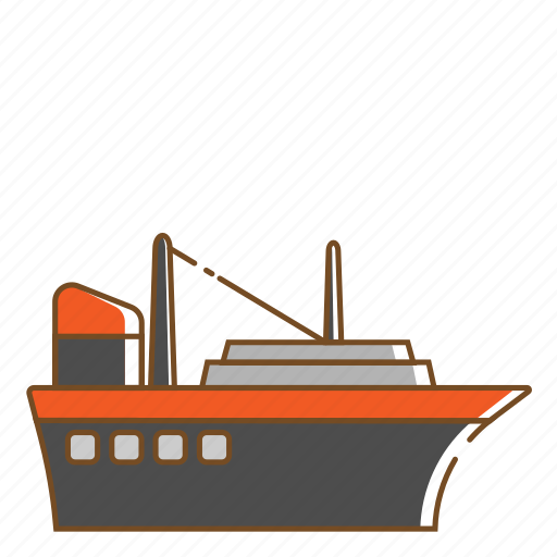 Ferry, ship, transportation, vehicle icon - Download on Iconfinder