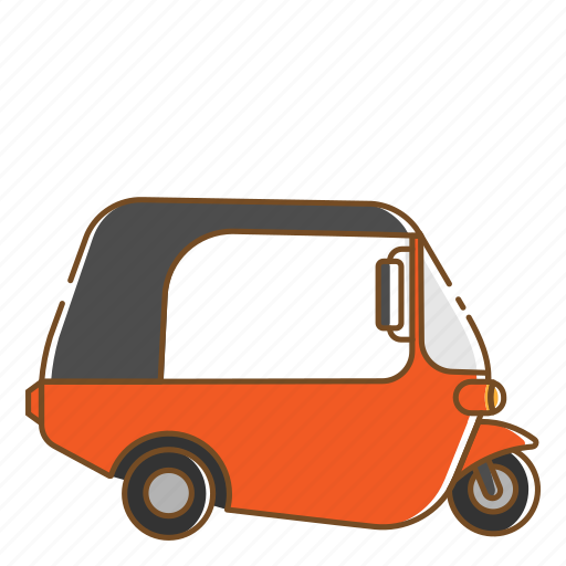 Bajaj, transportation, vehicle icon - Download on Iconfinder