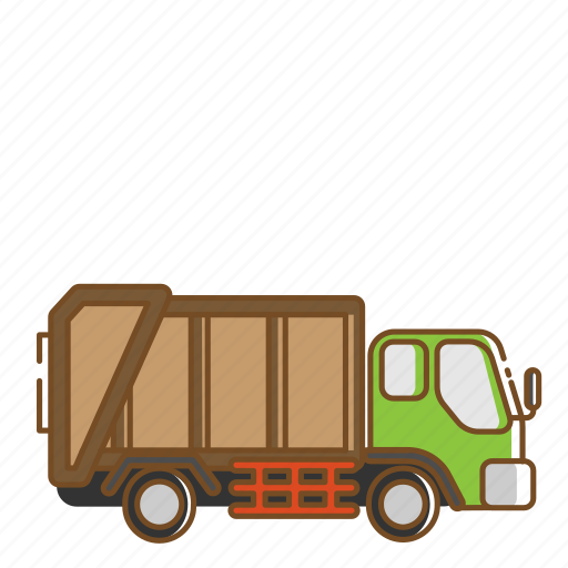 Garbage, transportation, trash, vehicle icon - Download on Iconfinder