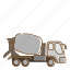 mixer, transportation, truck, vehicle 