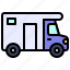 transport, vehicle, campervan, van, camper, camping, car 