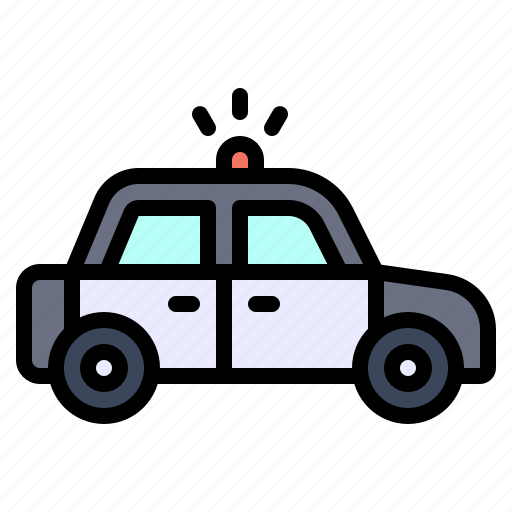 Transport, vehicle, police car, siren, emergency icon - Download on Iconfinder