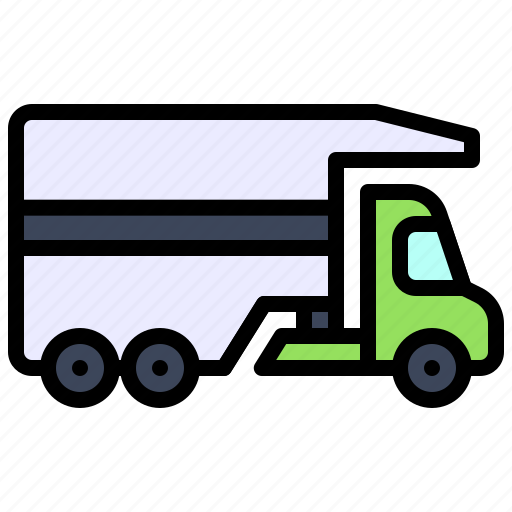 Transport, vehicle, heavy truck, truck, shipping, logistic icon - Download on Iconfinder