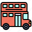 transport, vehicle, public, transportation, bus, england, double deck 