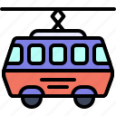 transport, vehicle, tram, cable car, public, transportation