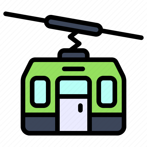 Transport, vehicle, cable car, moutain, hiking, transportation icon - Download on Iconfinder