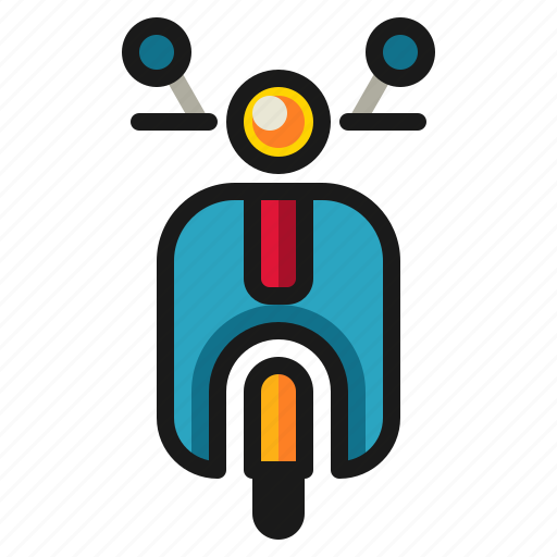 Bike, classic, scooter, transportation, vehicle, vespa icon - Download on Iconfinder